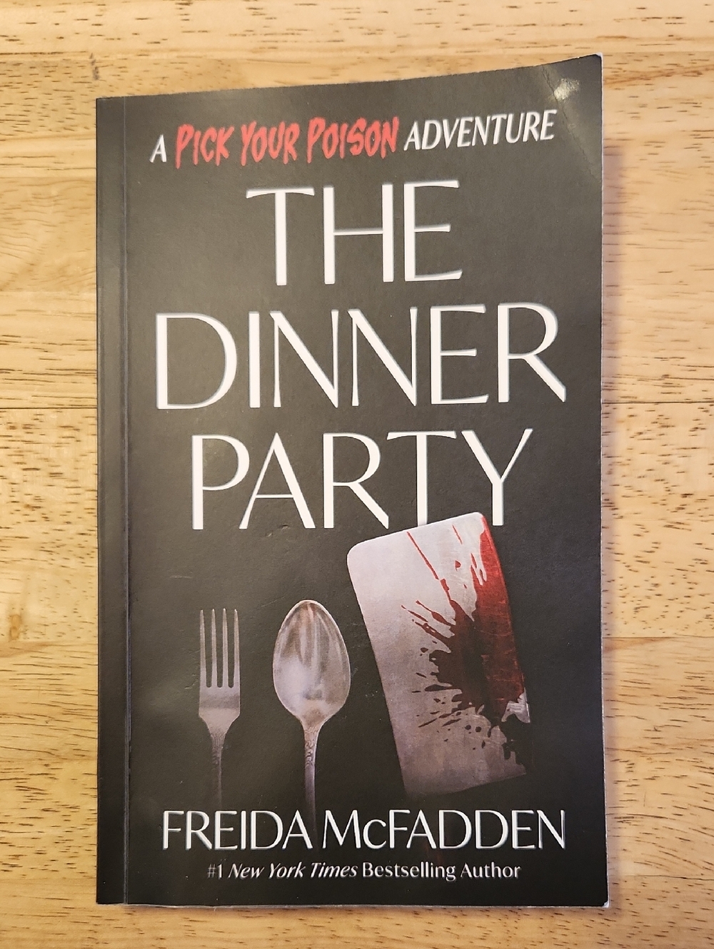 The Dinner Party by Freida McFadden - Black Paperback Mystery